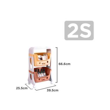 Goto Cloe Toy Storage Rak Susun Tempat Penyimpanan Mainan Boneka Anak 2s