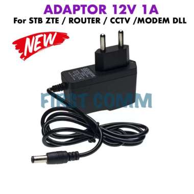 ADAPTOR STB ZTE CCTV MODEM ROUTER 12V 1A POWER SUPPLY ADAPTOR 12V 1A