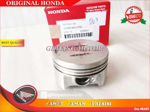 PISTON SEHER HONDA GENIO BEAT SCOOPY 2020 OVERSIZE 100 ORI AHM