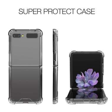 Case Samsung Galaxy Z Flip 3 5G ZFlip3 ZFlip Casing Goospery Super Protect  Premium Crystal Clear Sl