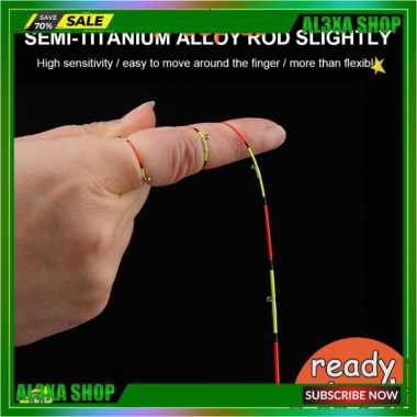 Ujung Joran Pancing Pengganti Bahan Titanium Panjang 55Cm