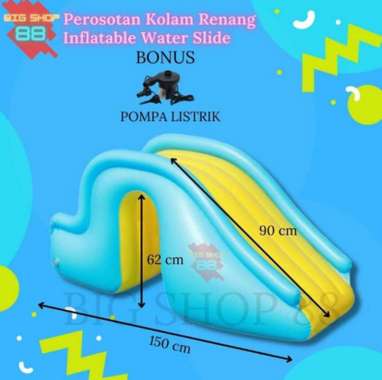 Perosotan Kolam Renang Anak Kolam Renang Anak Jumbo Inflatable Water Slide Playground Kids Swimming 