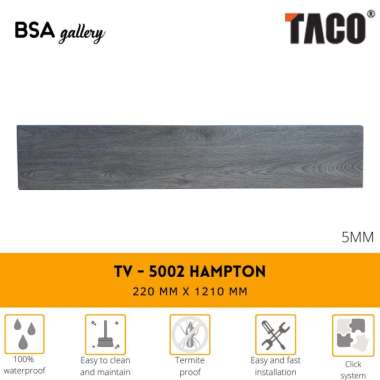 TACO VINYL 5MM TV 5002 HAMPTON / LANTAI KAYU VINYL CLICK SYSTEM
