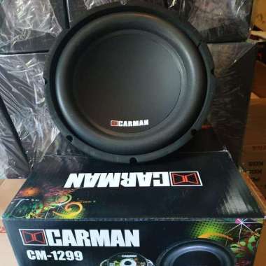 SUBWOOFER CARMAN 12" DOBEL MAGNET CM1299 Hitam