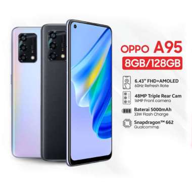 Oppo A95 Ram 8 Rom 128GB Hitam