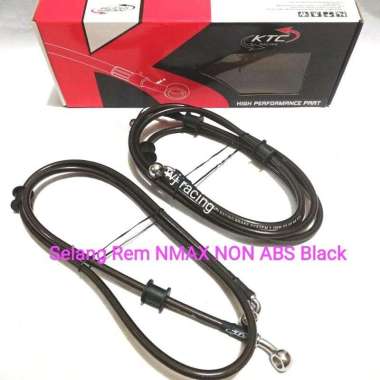 Selang Rem KTC NMAX 155 NON ABS Black Black