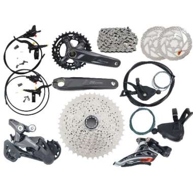 Shimano Groupset M4100 36/26 x 170mm 11-42T 10 Speed - Spare Parts Sepeda
