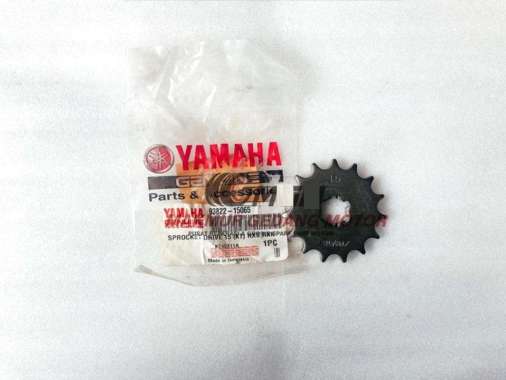 GIR GER GEAR DEPAN 15T RX100 RXS ALFA ORI 93822-15065 Silver