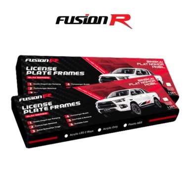 Cover / Dudukan / Tatakan Tempat Plat Nomor Mobil Akrilik SET Lengkap