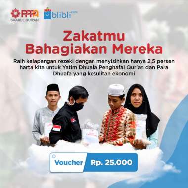 Zakatmu Bahagiakan Mereka Rp. 25.000