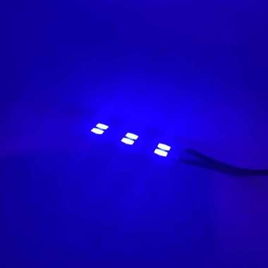 Led Module PCB 6 mata SMD 5730 DC 12V 2 Watt 4cm Biru