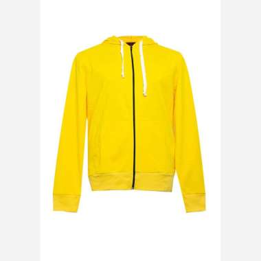 Sport High Jacket Hodie Hoddie Long Sleeve Pria L Yellow