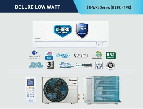 AC PANASONIC LOW WATT XN9WKJ AC MURAH 1 PK ORIGINAL GARANSI RESMI