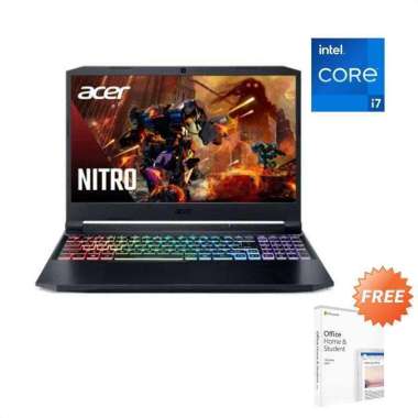 Acer Nitro 5 AN515-57-79SC [FHD 15.6" 144Hz/i7-11800H/RTX 3060 6G/16G/512G/W10/OHS 2019] Free Bag