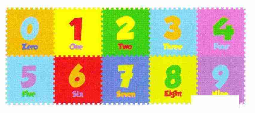 Karpet Puzzle Evamat / Angka Polos / Matras / Tikar Alas Bermain Anak