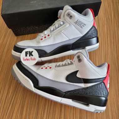 Air Jordan 3 Retro Tinker Hatfield || black cement unc white blue