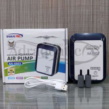 SAKKAI PRO AA-6603 AC/DC AERATOR PORTABLE AIR PUMP ACDC POMPA UDARA