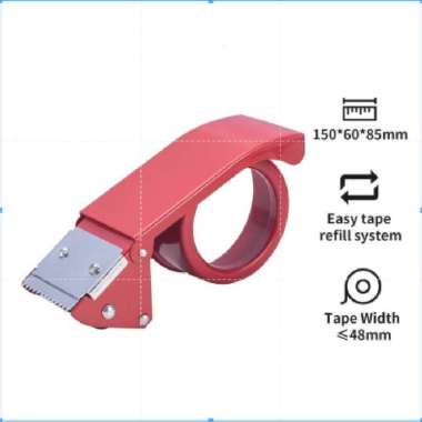 Deli 823 carton sealer / dispenser lakban deli 823 / deli stationery / lakban 2'' / deli original