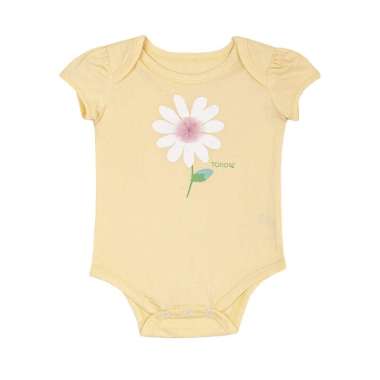 TORIO Basic Onesie Daisy - Baby Bodysuit - Romper Bayi - Baju Bayi 6-9 bulan
