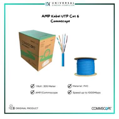 AMP Commscope Kabel UTP Cat 6 - 305 Meter Original