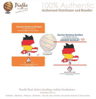 GERMAN SENTECE BUILDER - Pre-Interm to Interm: STUDYBOOK, ANSWER BOOK9783949651298, 9783949651328 ST