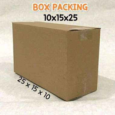 KARDUS Ukuran 10X15X25 CM / 25X15X10 CM BOX PACKING POLOS SHEET