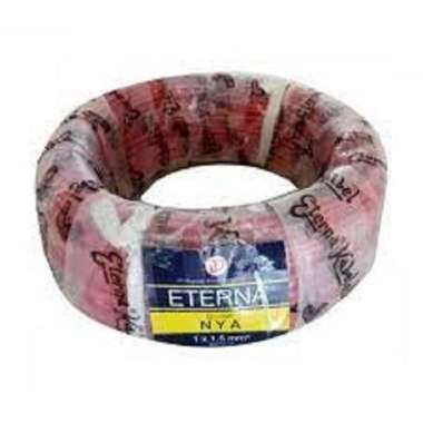 ETERNA KABEL NYA 1X1.5 50M BIRU / MERAH / HITAM / KUNING 50METER