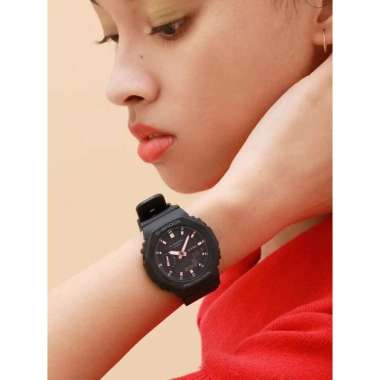 CASIO G-SHOCK "Mini CasiOak" Black Carbon Core Guard Special Color Original Jam Tangan Wanita [GMA 2
