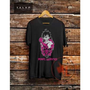 Kaos Baju Anime One Piece mugiwara strawhat luffy Pirate Wano arc Kaido L
