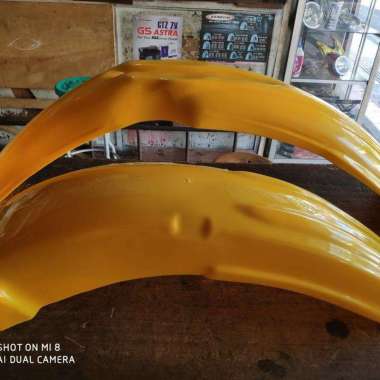 Spakbor Depan Belakang Yamaha DT125 High Quality Yellow