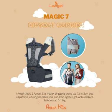 i-Angel Magic7 Gendongan Hipseat Denim