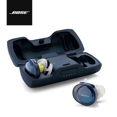 Bose Soundsports Free Wireless Earphone Bluetooth Headset Bluetooth Original Garansi Resmi orange