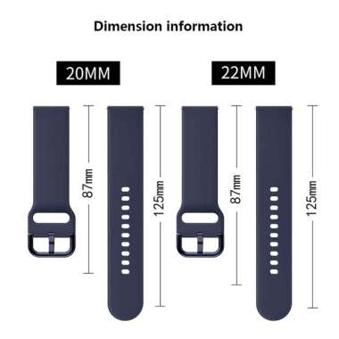 Finchy Strap for Xiaomi Huami Amazfit Stratos Pace 2S Replacement Silicone Wristband Navy