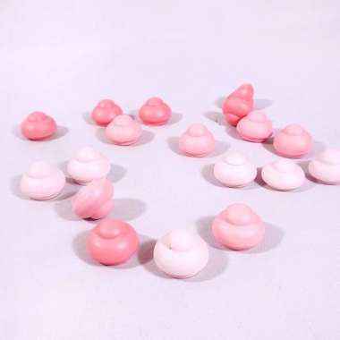 Open Ended Loose Part Omocha Toys Tersedia 9 Jenis Loose Part Pink