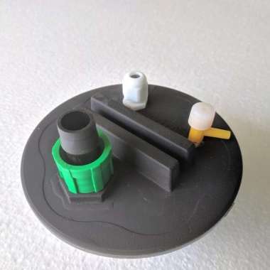 tutup filter diy aquarium tutup filter canister Hijau