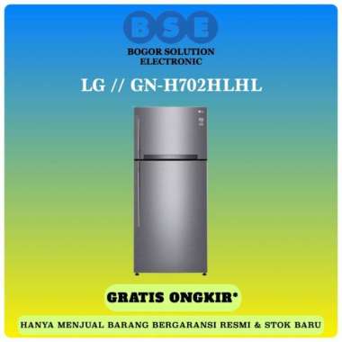 LG GN-H702HLHL | LG GN H702HLHL | LG GNH702HLHL KULKAS 2 PINTU LG 549L
