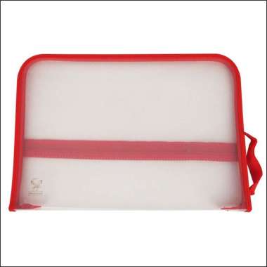 EAGLE Zipper Bag F4 / Map Zipper / Map Tas 2 Kancing / Map Plastik Resleting / Map Resleting Jaring