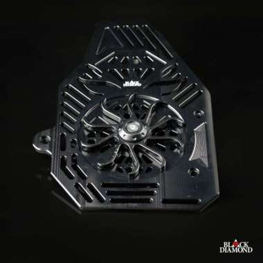 Tutup Cover Radiator Black Diamond PCX-150 ADV-150 Hitam