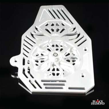 Tutup Cover Radiator Black Diamond PCX-150 ADV-150 Silver