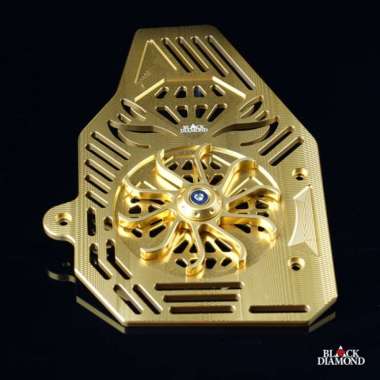 Tutup Cover Radiator Black Diamond PCX-150 ADV-150 Gold