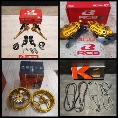 Paketan Velg Axio Master Kaliper RCB Selang Kytaco Yamaha Aerox