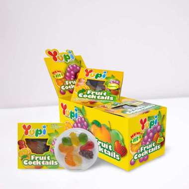 Permen Gummy Yupi Fruity Cocktails (! pack 12 pcs)