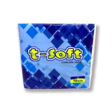 Tissue Toilet Paper Gulung T-Soft non-core isi 10 roll