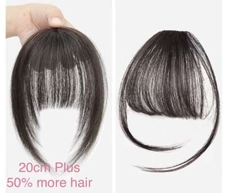 Mini Hairpiece / Real Human Hair / Wig Rambut Palsu Asli Manusia - 15 cm 15 cm