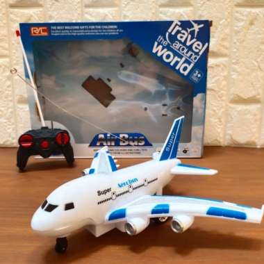 RC Pesawat Airbus Remote Control - Kado Anak Multicolor