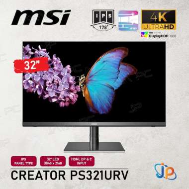 MSI PS321URV Monitor 32 Inch 4K UHD IPS