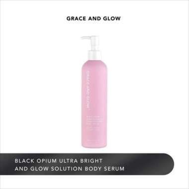 GRACE AND GLOW BLACK OPIUM BRIGHT AND GLOW BODY SERUM 300ML null