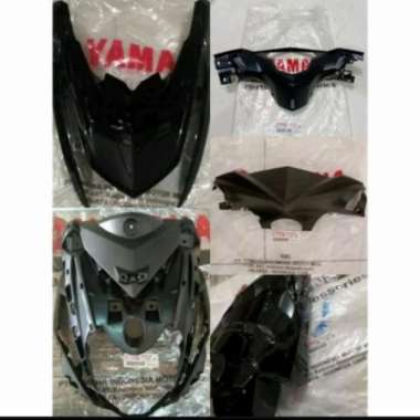COVER PAKET BODY DEPAN MIO M3 Z 125 HITAM ORIGINAL YGP