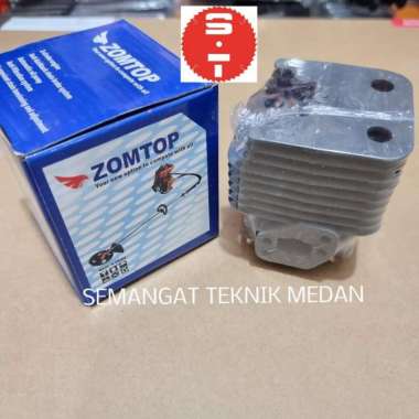 CYLINDER SILINDER BLOK PISTON SET MESIN POTONG RUMPUT TNK 328 BG328