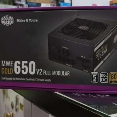 Power Supply Cooler Master MWE 650watt 80plus Gold